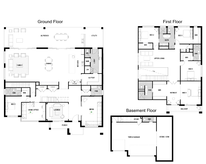 Peel floorplan