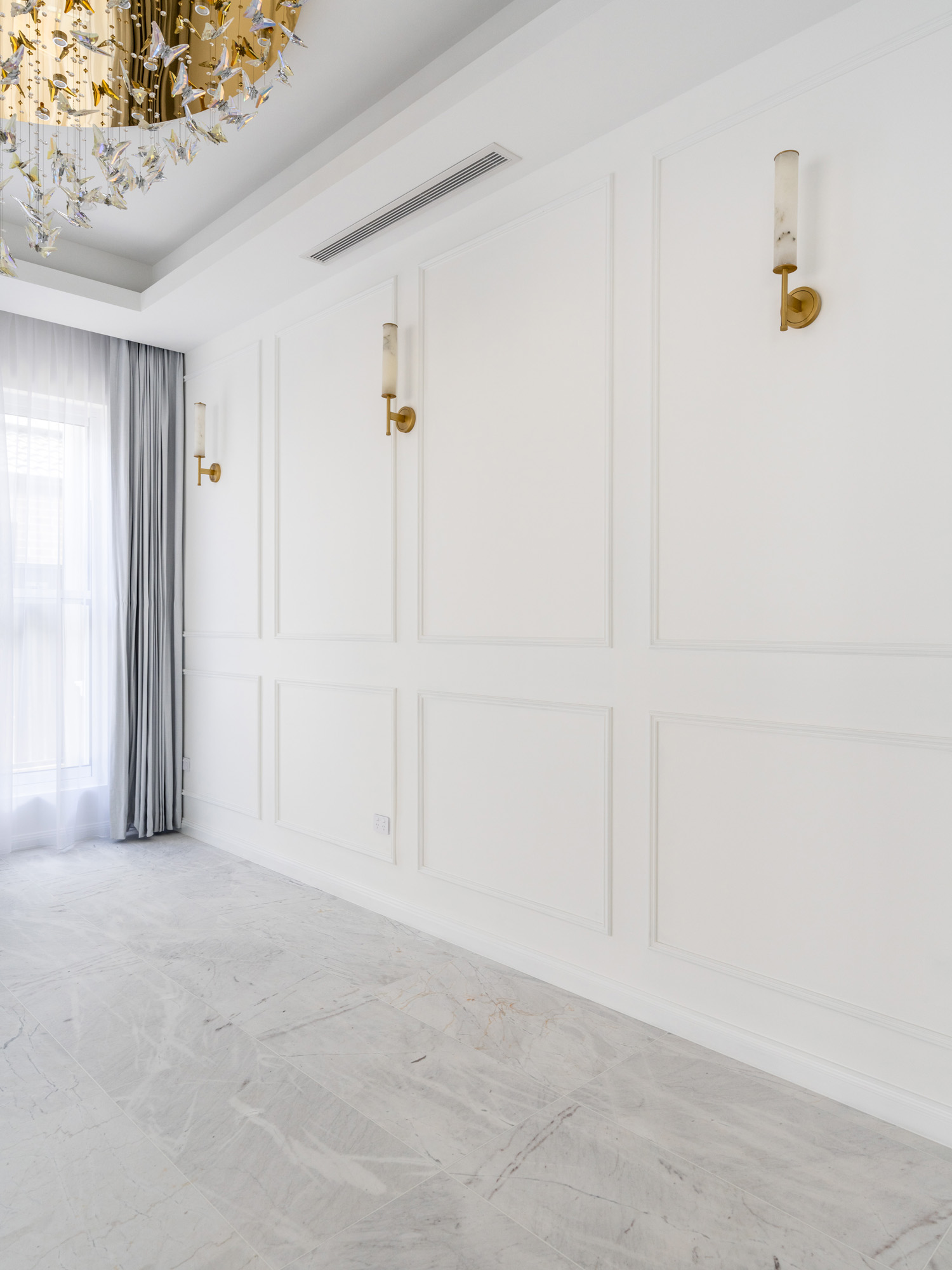 Fireplace Lounge Wainscoting