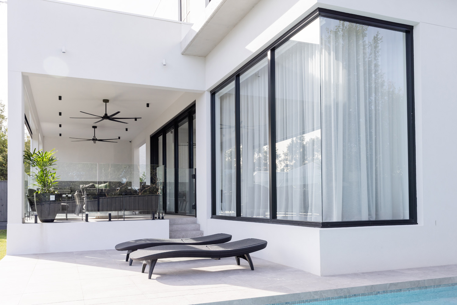 Backyard Pool Alfresco Exterior
