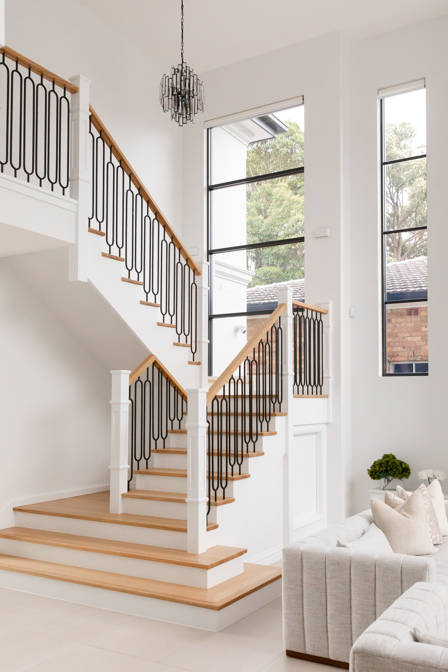Living Room Open Plan Staircase