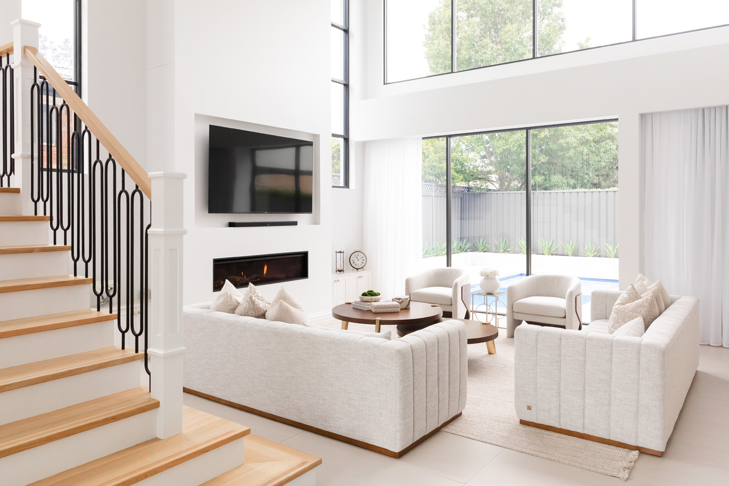 Open Plan Lounge Staircase