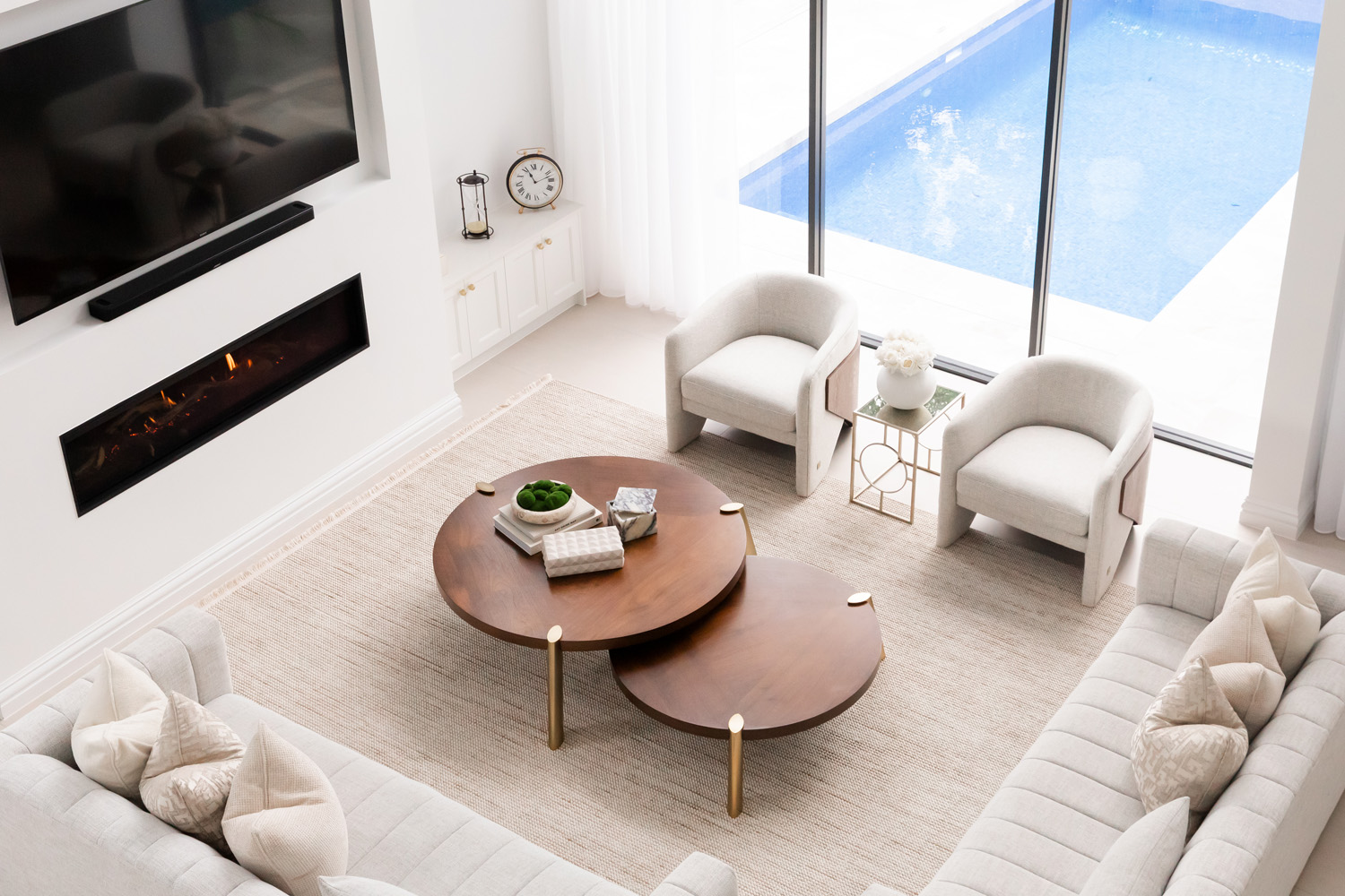 Open Plan Void Lounge DIning Kitchen