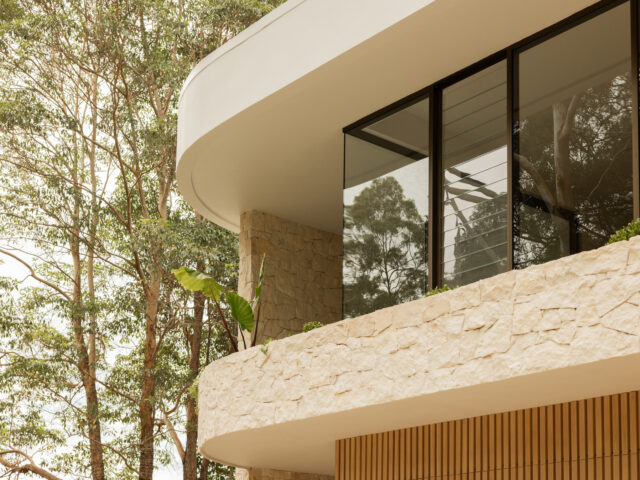 celestia meadan noosa hinterland queensland design build renovation facade stone windows bushland retreat coastal minamalist