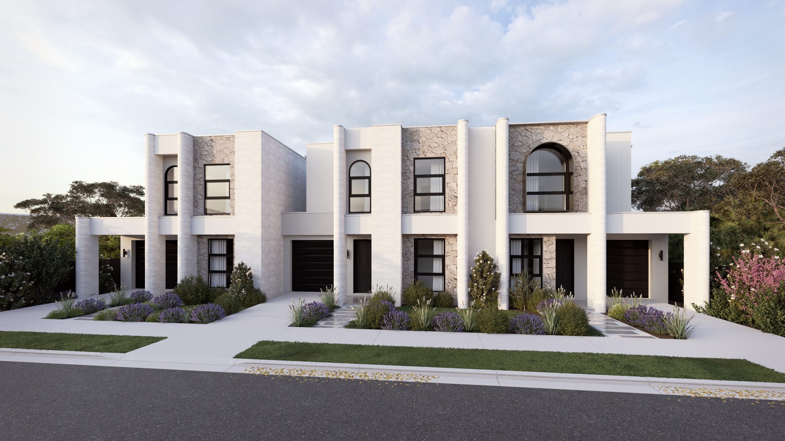 Modern Mediterranean Triplex